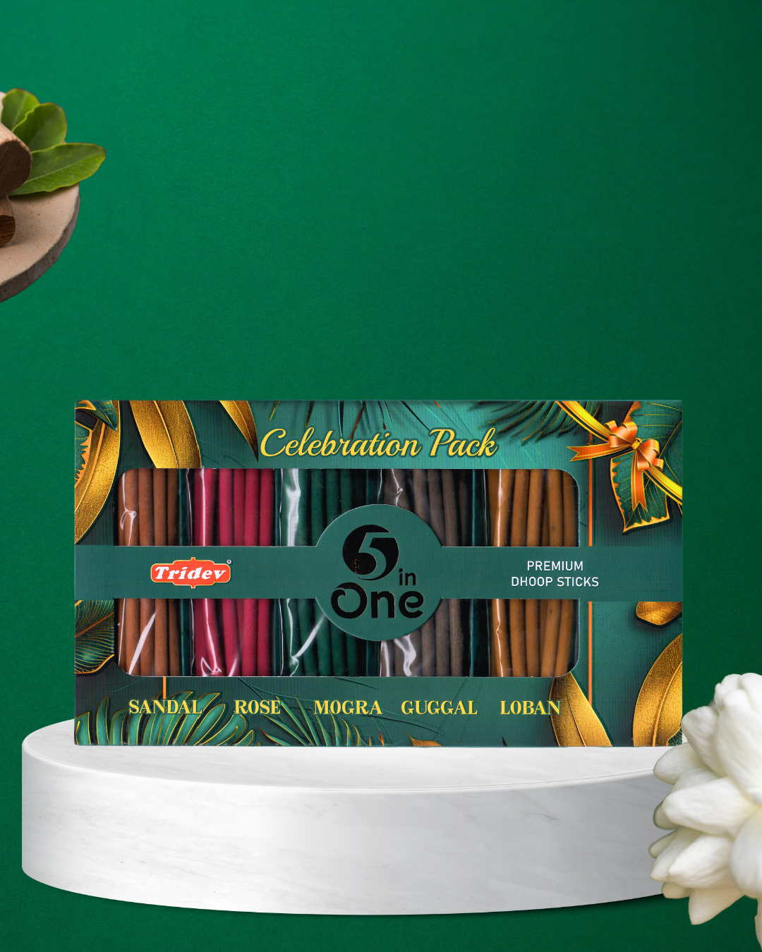 5 in 1 Premium Celebration Dhoop Sticks