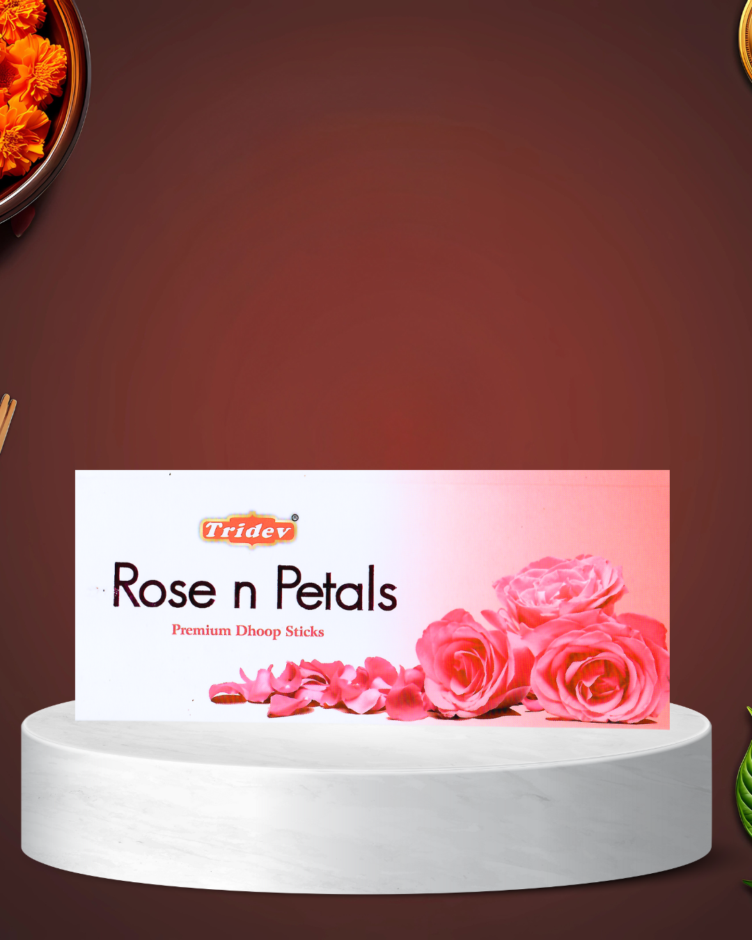 ROSE N PETALS PREMIUM DHOOP STICKS 12 PACKS OF 50 GMS X 100 EACH