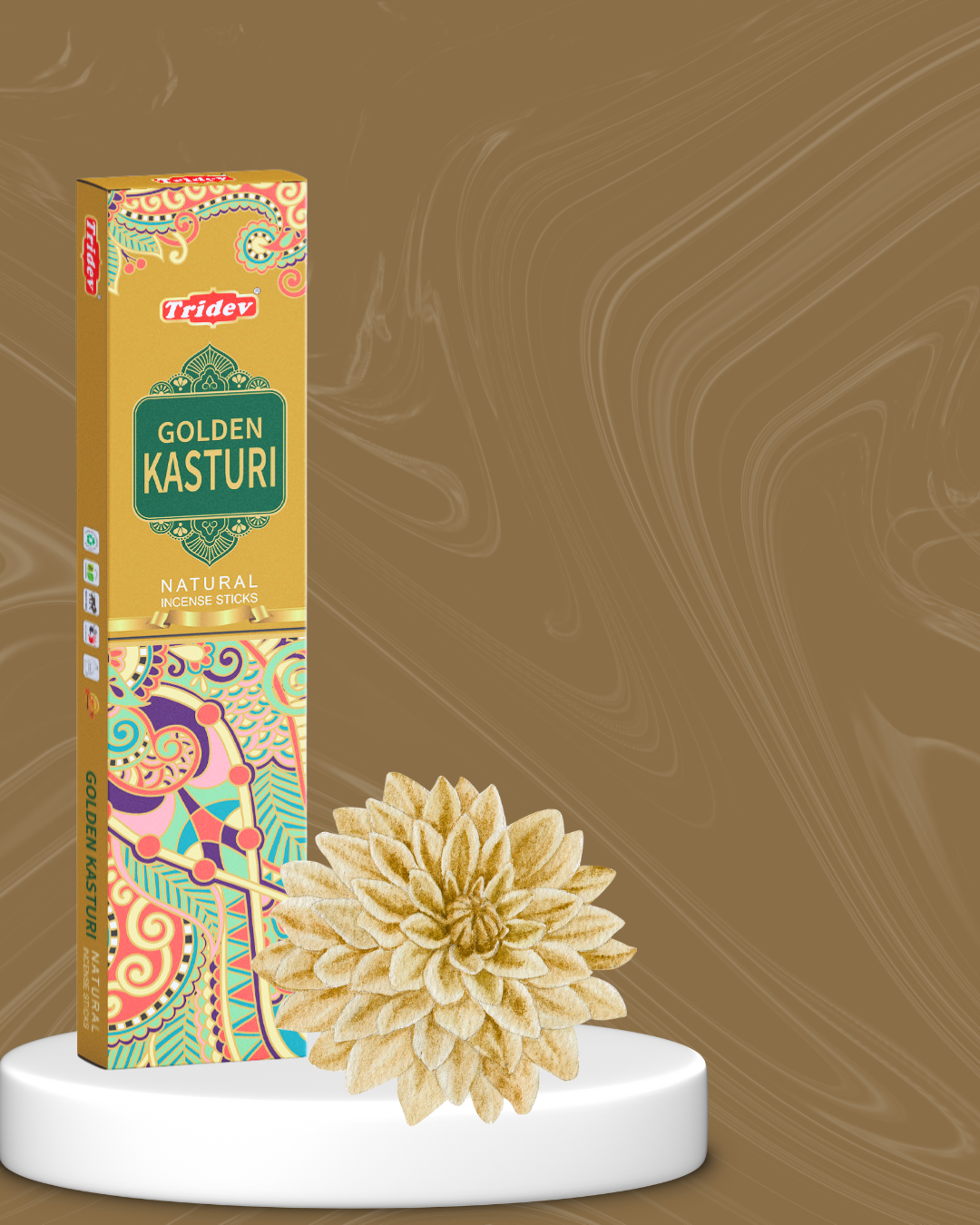 Special Velvet Series Golden Kasturi Agarbatti