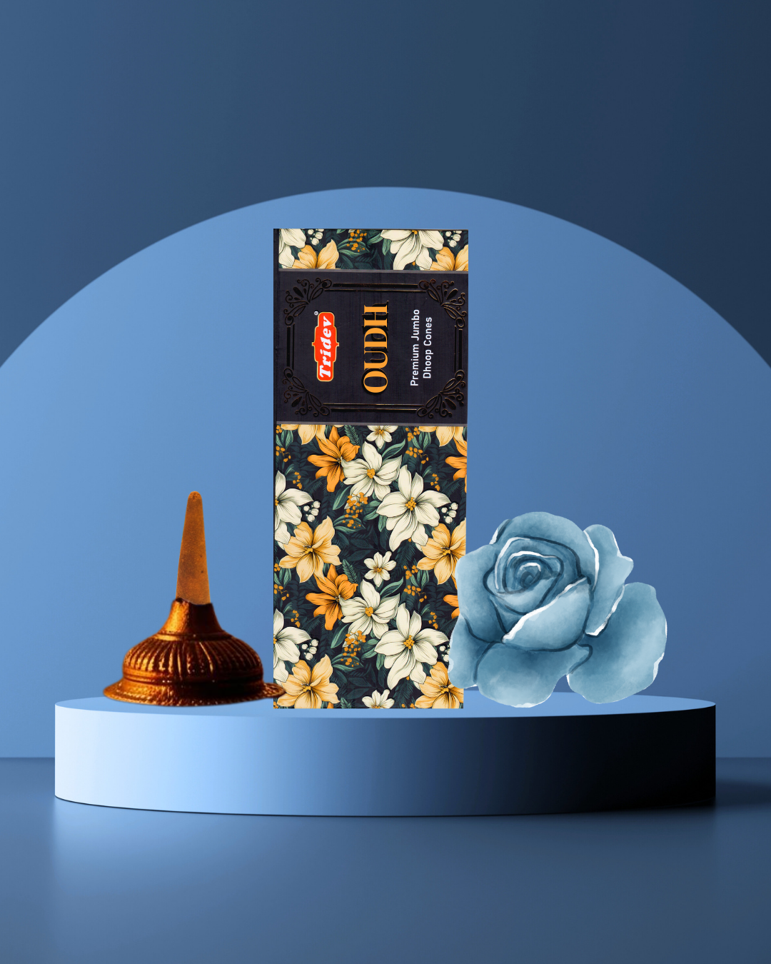 Tridev Oudh Premium Jumbo Dhoop Cones