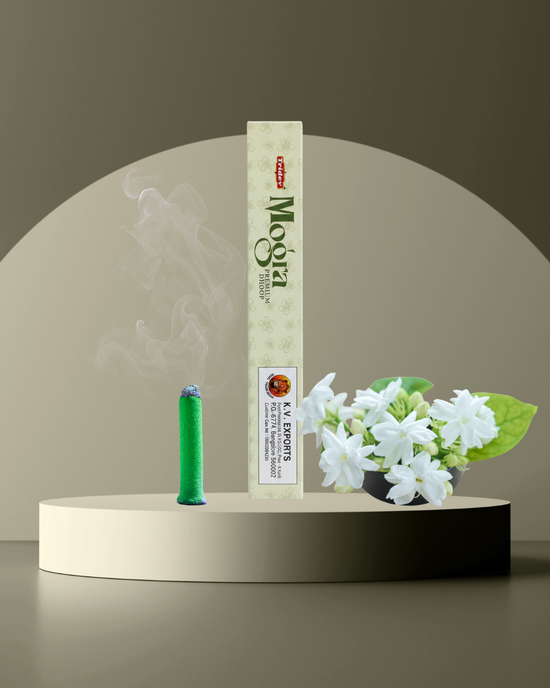 MOGRA PREMIUM DHOOP 12 PACKS X 80 EACH