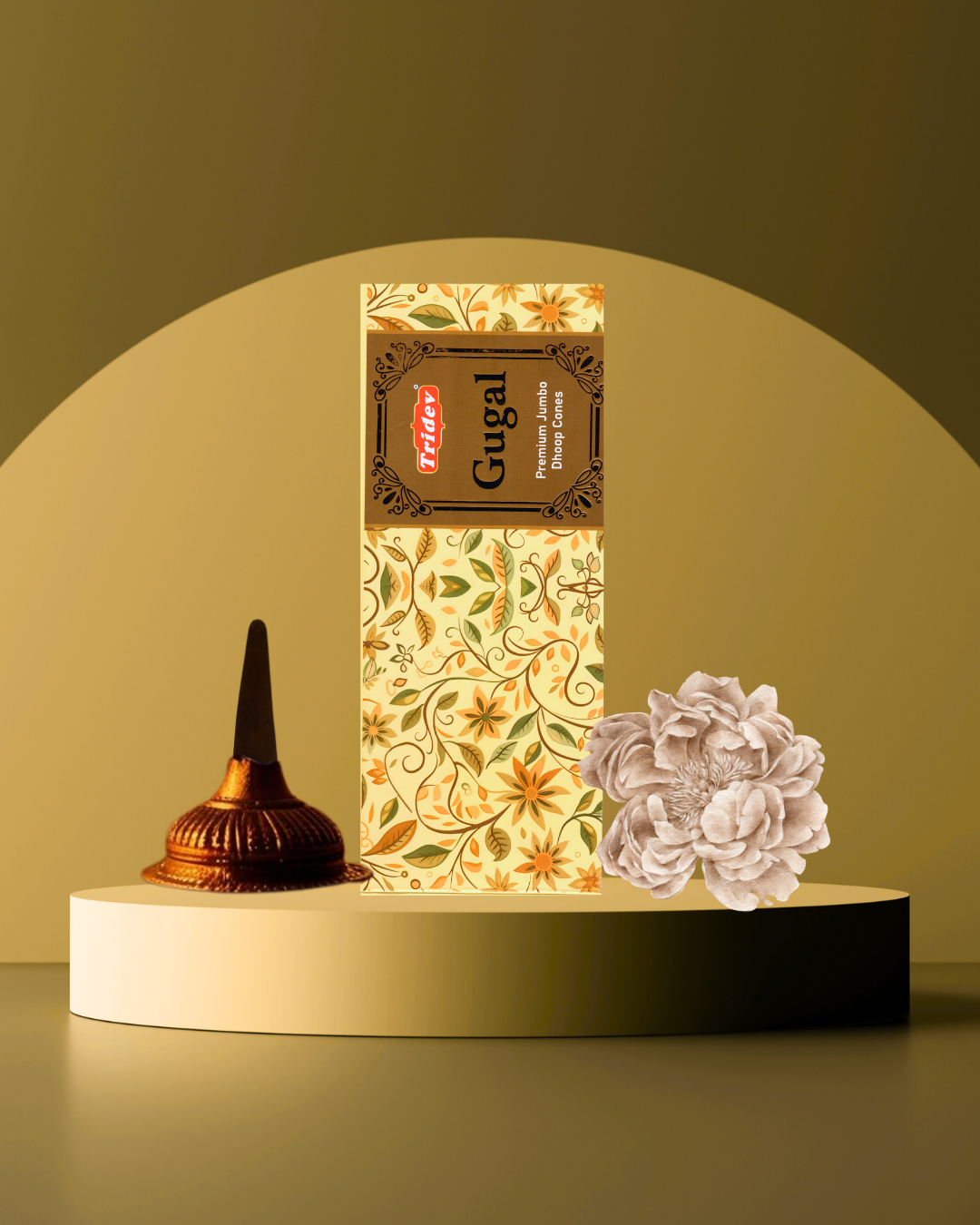 Tridev Gugal Premium Jumbo Dhoop Cones