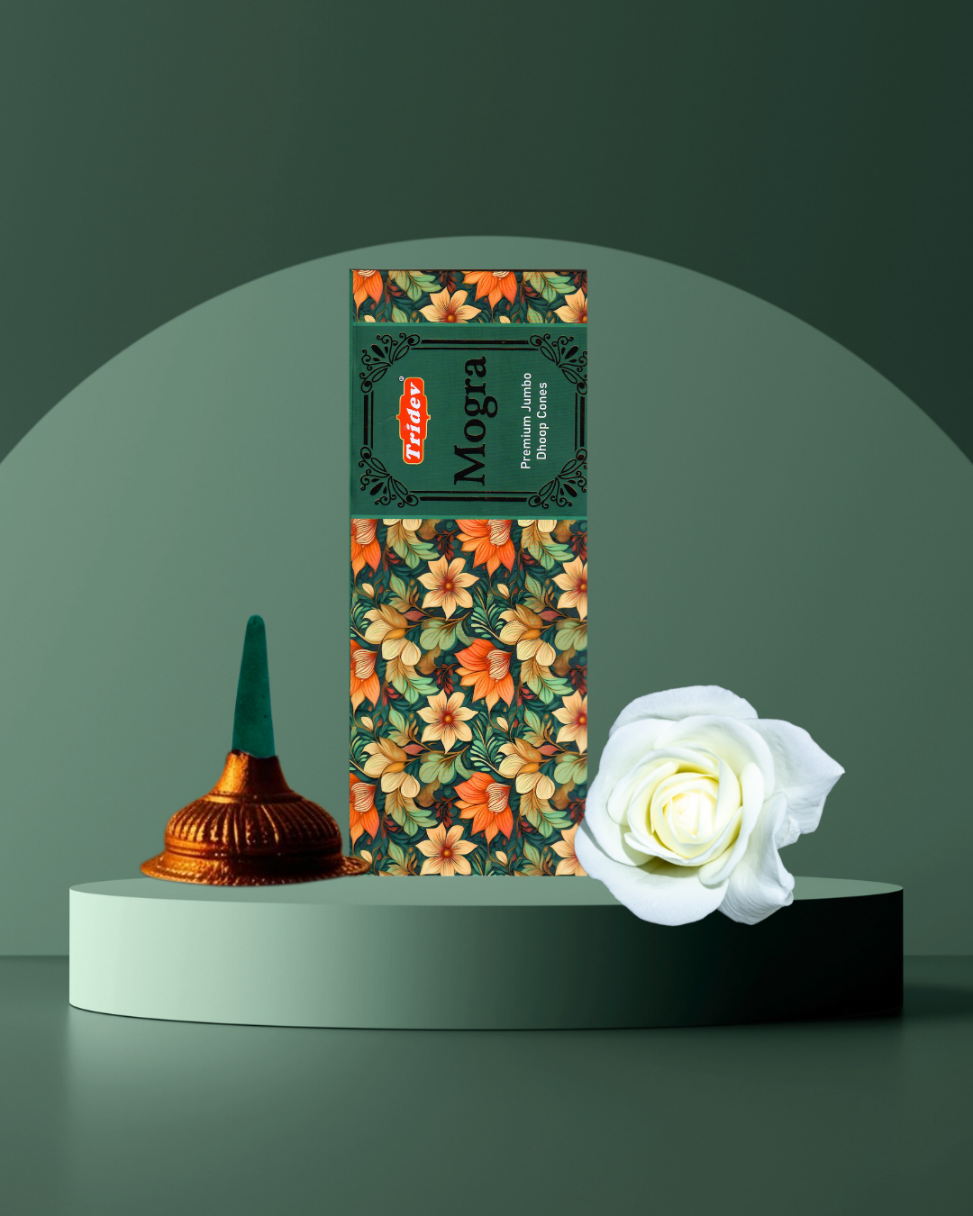 Tridev Mogra Premium Jumbo Dhoop Cones