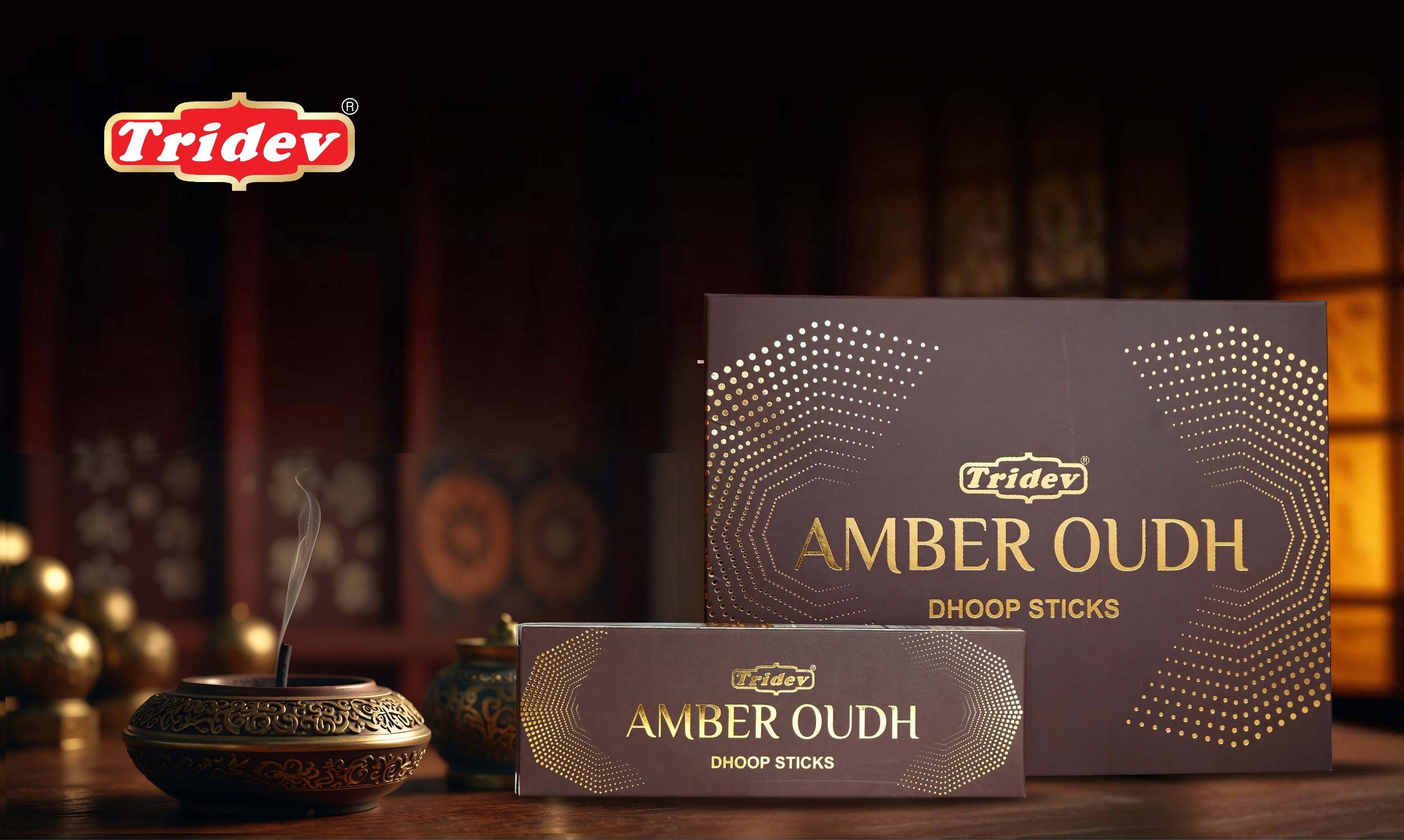 LUXURY AMBER OUDH DHOOP 12 PACKS OF 50 GMS X 150 EACH